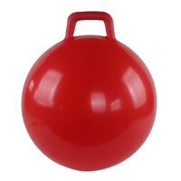 Ballons rebondissants gonflables de 80 cm, balles de saut multi-tailles en PVC avec poignée, logo personnalisé, jouet éducatif pour adultes