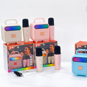 Công Suất Cao All-in-One Không Dây Microphone Cho Ngoài Trời Karaoke Xách Tay 5.3 Cho Bluetooth <span class=keywords><strong>RGB</strong></span> Hệ Thống Âm Thanh Với Lời Bài Hát Hiển Thị - Product Image 1