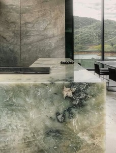 New <span class=keywords><strong>Quarry</strong></span> tùy chỉnh cetina màu xanh lá cây đá cẩm thạch bảng slab tường nền trang trí màu xanh lá cây Onyx cứng đá cẩm thạch truy cập hàng đầu - Product Image 6