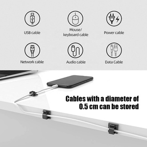 OT ALE 148 CS able ananagation it able leleeve plielf dhdhesive Clips older mayores ables IES ord rganizer - Product Image 4