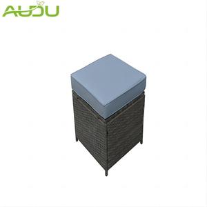 Woven <strong>Rattan</strong> 6 Seats Eco-Friendly <strong>Cube</strong> Farmhouse Dining Table Chairs Set for Garden Living Room Courtyard Hotel Outdoor Use - Product Image 3