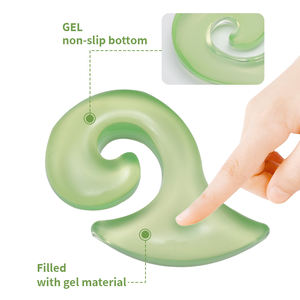 لوحة ماوس سكين طائرة صغيرة من السيليكون الشفاف ثلاثي الأبعاد مع مسند للمعصم لوحة ماوس للطباعة الحرارية للمكتب - Product Image 5