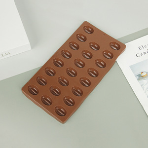 Silicone Chocolate <b>Mold</b> 23 Cavities Round Shape For Cake Baking DIY Dessert Making Brown Color - Product Image 3