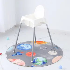 Vente directe en usine, tapis de chaise haute de jeu pour bébé imperméable pour le sol ou la Table de jeu pour bébé