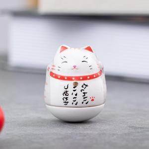 Estatuilla <span class=keywords><strong>de</strong></span> cerámica <span class=keywords><strong>de</strong></span> regalo <span class=keywords><strong>de</strong></span> estilo japonés Lande, <span class=keywords><strong>muñeca</strong></span> Untoppleable <span class=keywords><strong>de</strong></span> dinero, Animal <span class=keywords><strong>de</strong></span> dibujos animados para parejas más jóvenes - Product Image 2