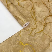 Tissu mural auto-adhésif moderne et simple en velours floral uni non tissé pour chambre, salon, salle de bain, hôtel, mur de fond