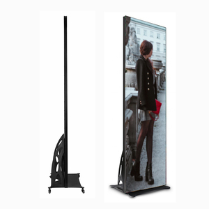 Có thể gập lại đầy đủ màu sắc P2 dẫn hiển thị áp phích với pop-up thiết kế cho thang máy quảng cáo Wifi/USB/ứng dụng điều khiển đồ họa hỗ trợ - Product Image 1