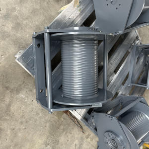 ביצועים גבוהים <span class=keywords><strong>16</strong></span> טון הידראולי <span class=keywords><strong>16</strong></span> טון עם חבל חוט פלדה מומנט גדול עבור דיג נטו & wireline 12v/24v יישום עגורנים - Product Image 5