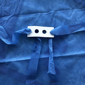 EO steril yüksek performanslı SMS nonwoven tek kullanımlık cerrahi elbiseler hastane ameliyat odası takviyeli çalışan ceket havlu ile - Product Image 4