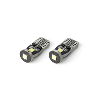 Lampes LED RCJ T10 3030 3SMD Canbus sans polarité 2W, blanc, 12V, certifiées CE, pour plaque d'immatriculation, intérieur, feux de stationnement