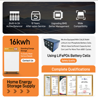 Expédition DDP depuis l'UE - Powerwall 15KW 16KW 8000 Cycles 51.2V 280AH 314Ah Batterie LiFePO4 pour Système Solaire et Alimentation de Secours