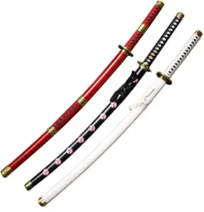 Yama kitetsu shisui ichimonji cazadora de Naruto kendo samurai anime cosplay juguete de madera roronoa zoro katana bokken espadas zoro