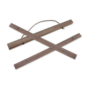 شماعات ملصقات خشبية مغناطيسية سهلة الاستخدام من الجوز أشرطة أشرطة أشرطة إطار أستراليا كندا - Product Image 2