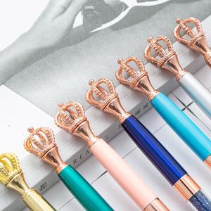 Bolígrafo Metálico con Diseño <span class=keywords><strong>de</strong></span> Corona y Cetro <span class=keywords><strong>de</strong></span> <span class=keywords><strong>la</strong></span> <span class=keywords><strong>Reina</strong></span> Funky, con Gran Cristal <span class=keywords><strong>de</strong></span> Diamante, Logotipo Personalizado, Bolígrafo Promocional Novedoso - Product Image 2