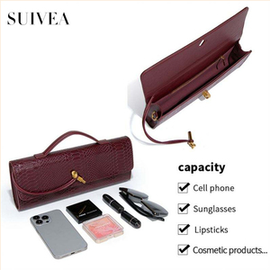 Nuevos bolsos de moda Premium para mujer, bolso de mano con estampado de animales de cocodrilo para fiesta de banquete, bolso de órgano, bolso cuadrado cruzado de un solo hombro - Product Image 4