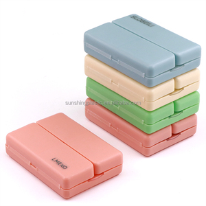SUNSHING Foldable Pill <b>Container</b> for Travel <b>Tablet</b> Box Weekly Medication Case Daily Pill Organizer Portable Supplements Holder - Product Image 1