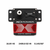 Servomoteur numérique sans balais XQ POWER 100KG 150KG 180KG 16.8V, couple géant, étanche, boîtier en aluminium CNC, servomoteur industriel