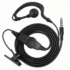 Écouteur professionnel à une seule broche en plastique avec sangle d'épaule pour radio bidirectionnelle S1 Mini G Type, communication de sécurité - Product Image 5