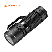 Lampe torche compacte SUPERFIRE IP67 étanche 1000 lumens en alliage d'aluminium LED pour camping, magnétique, rechargeable Type-C, EDC