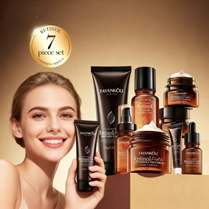 Coffret de 7 sérums anti-rides au collagène et au rétinol avec peptides 2026 |   Soins de la peau en gros, hydratants, anti-rides, rajeunissants - Product Image 1