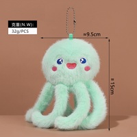 Porte-clés en peluche animaux marins : crevettes, crabes, homards – Doux, écologique, jouet durable pour machine à griffes, cadeau
