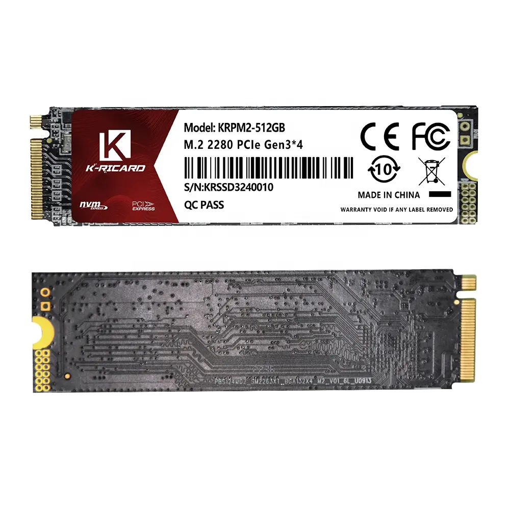 K-Ricard Goedkope Prijs Ssd 3.2Mm M.2 Nvme 32Gb 2280 Ssd Interne Harde Schijf Ssd Voor Pc