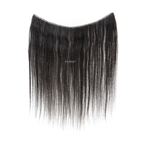Extensions de cheveux naturels brésiliens lisses 50g 12-14 pouces, coiffables, aspect naturel, personnalisation disponible MRS HAIR