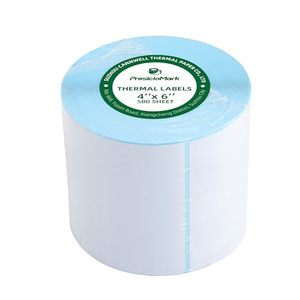 Customized 4x6 <b>Waterproof</b> Oil Resistant Scratch Resistant Logistics E-commerce Packaging Transportation Adhesive <b>Sticker</b> - Product Image 5