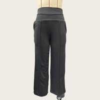 Pantalon de yoga taille haute à séchage rapide, effet push-up, coupe ajustée, jambe large évasée