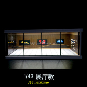 Modèle de <span class=keywords><strong>parking</strong></span> en diorama à l'échelle 1:43 avec simulation de porte, garage pour voitures miniatures, modèle de <span class=keywords><strong>parking</strong></span> pour voitures miniatures - Product Image 2