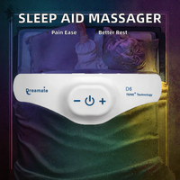 Masseur intelligent à micro-courant pour l'aide au sommeil, relaxation et soulagement de la pression, dispositif de soins de santé en plastique blanc et noir