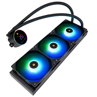 Refroidisseur liquide AIO Thermalright Frozen Magic 360 Digital ARGB Noir avec affichage numérique de la température, ventilateur silencieux 3x120mm