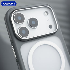 Étui magnétique en PC givré antichoc VAWI B318 avec cadre d'objectif en métal pour iPhone 13 14 15 16 17 pour <span class=keywords><strong>Huawei</strong></span> Pura 70 Pro Mate 70 Pro - Product Image 5