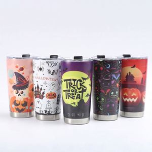 Halloween 3D Creative Cross-Border 304 Bouteille thermos sous vide en acier inoxydable grande capacité - Product Image 1
