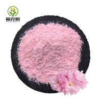 Pasokan Pabrik Sampel Gratis 100% Alami Ekstrak Bunga Sakura Oriental 80% Bubuk Sakurarubin