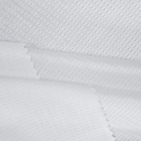 Nouveau personnalisé en gros mèche Dry Fit 100% Polyester Low Stretch Sportswear tissu de maille oeil d'oiseau parallèle à maille étroite