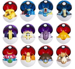Venta al por Mayor de Nuevos Juguetes de Bolas de Transformación de Anime de Pocket Monsters, Juguetes de Personajes de Dibujos Animados de Pokeman, Aptos para Máquinas Expendedoras de <span class=keywords><strong>Huevos</strong></span> - Product Image 2