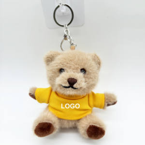 พวงกุญแจห้อยพวงกุญแจตุ๊กตาหมีขนาดเล็กแบบตุ๊กตาหมียัดไส้โลโก้ได้ตามต้องการ - Product Image 6