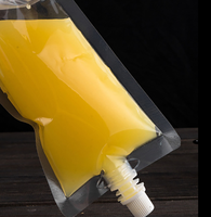 Pochettes souples mates pour jus et boissons, formes spéciales, 100ml, 250ml, 500ml, avec bec verseur, fermeture éclair, pour aliments en conserve