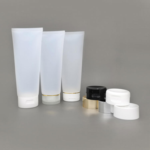 Tubes de nettoyant visage noir et blanc pur, tubes en plastique pour crème pour les mains, matériaux d'emballage, vente en gros. - Product Image 6