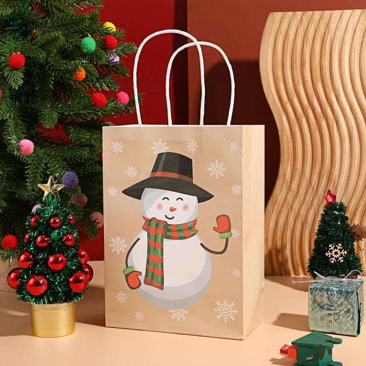 ตุ๊กตาหิมะกระดาษคราฟท์