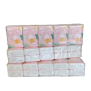 Usine Offres Spéciales Doux MIni Mignon Tissu De Poche Pack Mini Visage Papier Jetable