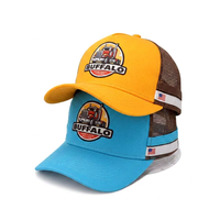 Casquette de camionneur noire personnalisée avec logo pour adultes unisexe – Fournisseur en gros de couvre-chefs