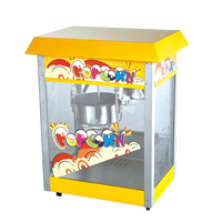 Mini-chariot commercial mobile pour la vente de pop-corn, machine à pop-corn de 8 oz avec support à roulettes, chariot alimentaire à pousser, prix