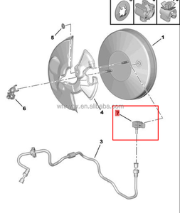 Sensor de Presión de Frenos Original Sensate para Peugeot 408II 408III 308II 4008 5008 508L <span class=keywords><strong>Citroen</strong></span> C5X C5 <span class=keywords><strong>Aircross</strong></span> <span class=keywords><strong>DS7</strong></span>  OE 9810806380 - Product Image 2