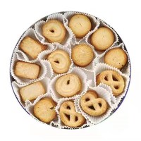 Emballage cadeau de biscuits au beurre danois en gros 750g Biscuits et biscuits croustillants sucrés