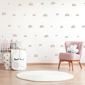 Adesivi murali - Mini arcobaleni ad acquerello - Product Image 2