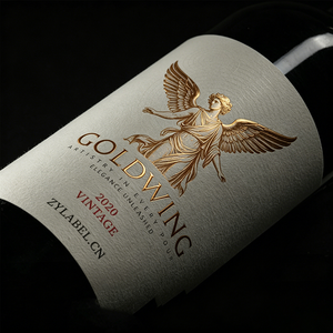 Etiquetas Personalizadas para Botellas de Vino Tinto, Whisky y Vodka, Adhesivos Delanteros y Traseros con Logotipo, Arte en Papel Texturizado, Papel de Algodón con Lámina Dorada, Impresión UV - Product Image 3