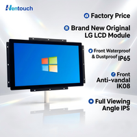 Monitor Táctil Capacitivo de 21.5 Pulgadas con USB/DVI/Serial, Nuevo Monitor LCD Industrial de 10 Puntos Táctiles con 1 Año de Garantía para Juegos