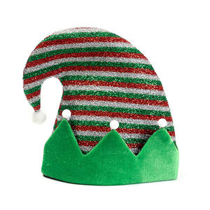 عيد الميلاد أدى غير المنسوجة قزم قبعة مع الكريات الديكور الأطفال قبعة هدية ترهل عيد الميلاد أغطية الرأس مؤذ قزم قبعة - Product Image 4